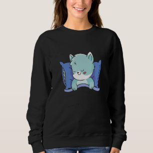 Kitty Pet Sleeping Cat Cute Kitten Cat Sweatshirt