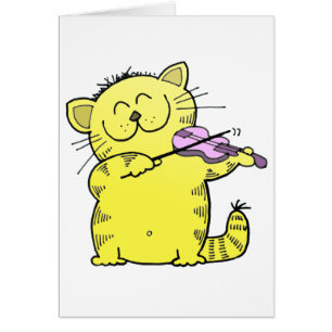 Kitty Play Violin