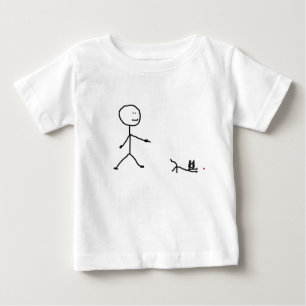Kitty Playing String Baby T-Shirt
