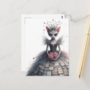 Kitty Queen of the Stories Postcard