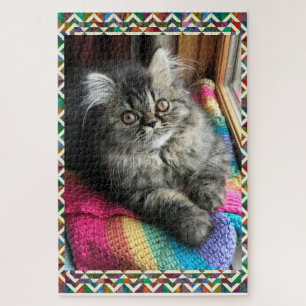 Kitty Quilter Tabletop Challenging Jigsaw Puzzle