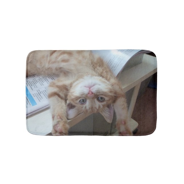 Kitty Relaxing Bath Mat (Front)