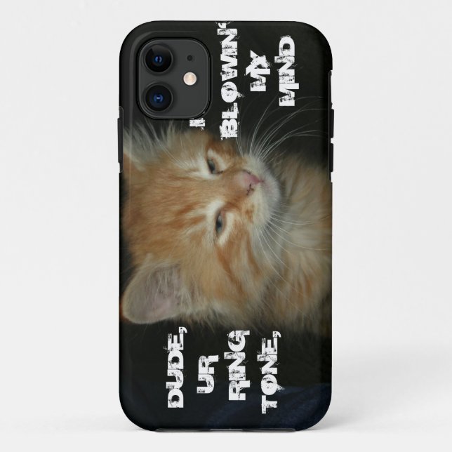 Kitty "RINGTONE ITS BLOWIN' MY MIND" iPhone 5 Case (Back)