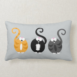 Kitty Rolly Pollies Pillow