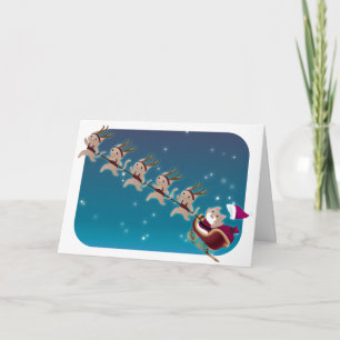 Kitty Santa and crew Holiday Card