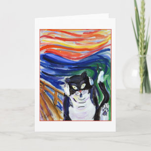Kitty Scream Greeting Card