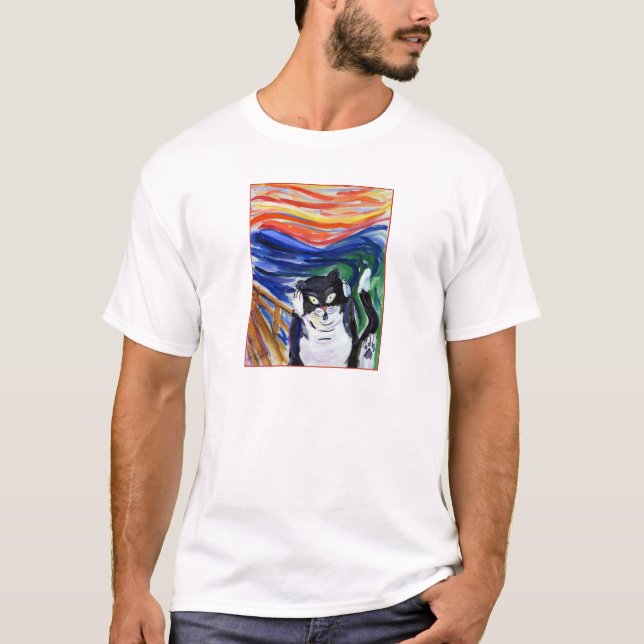 Kitty Scream T-Shirt (Front Small) (Front)