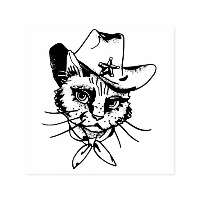 Kitty Self-inking Stamp (Design)