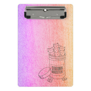 Kitty Serotonin Booster Mini Clipboard