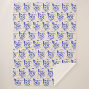 Kitty Sherpa Blanket