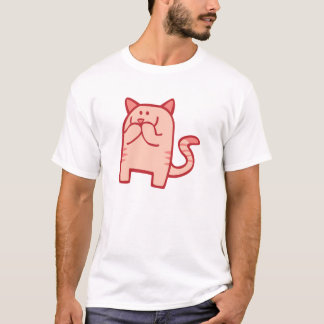 Kitty Snickers - Pink T-Shirt