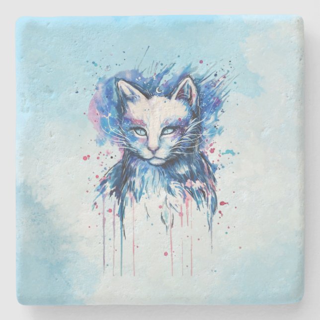 Kitty Stone Coaster (Front)