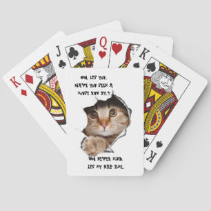 "Kitty Surprise" Classic Playing Cards