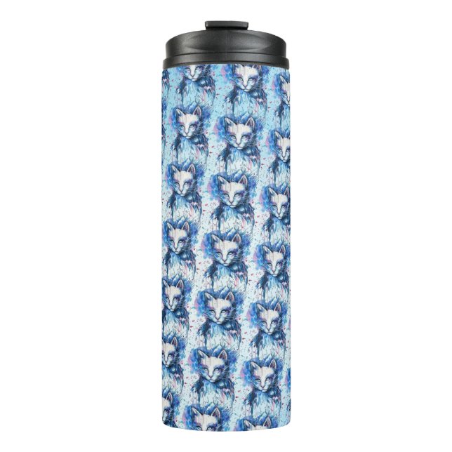 Kitty Thermal Tumbler (Front)