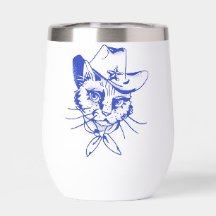 Kitty Thermal Wine Tumbler