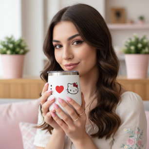 Kitty Thermal Wine Tumbler