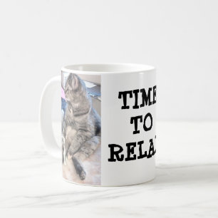KITTY TIME TO RELAX mug