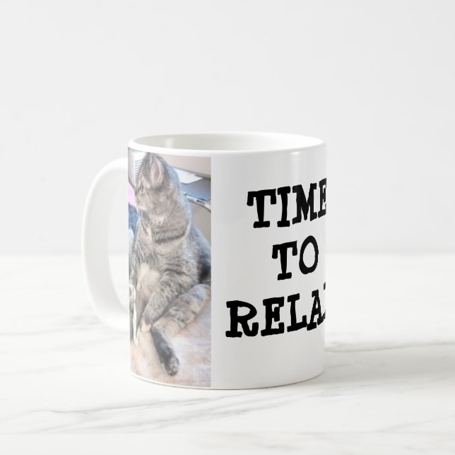 KITTY TIME TO RELAX mug (Front Left)