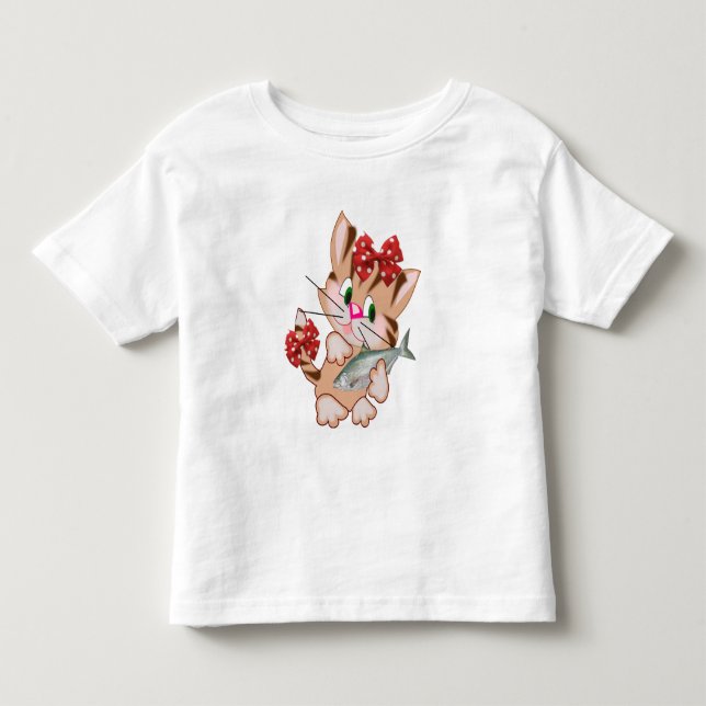 Kitty Toddler T-Shirt (Front)