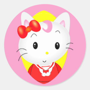 Kitty Toon Sticker