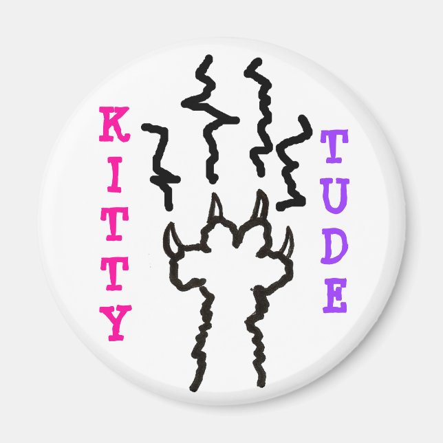 KITTY-TUDE MAGNET (Front)