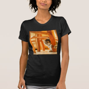 Kitty Under Chair T-Shirt