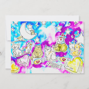 Kitty Valentine Invitation
