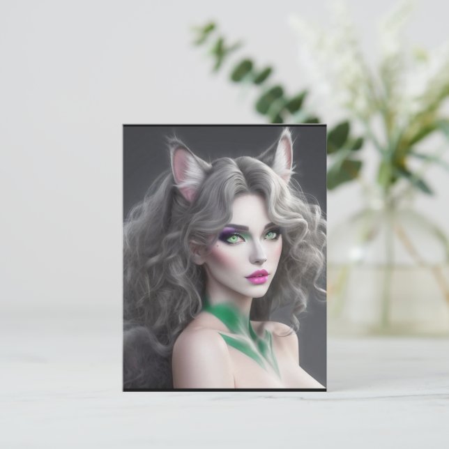 KITTY WAIFU 02 POSTCARD (Standing Front)