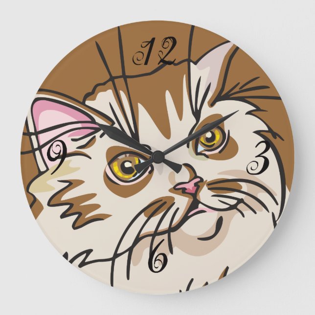 Kitty  Wall Clock (Front)