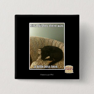 Kitty Wishes 15 Cm Square Badge
