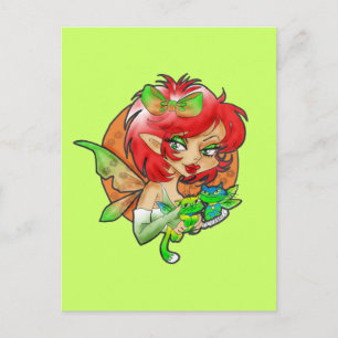Kittycat Fairy Postcard