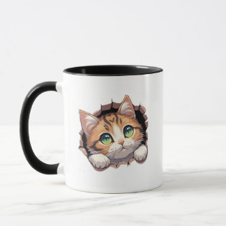 KittyPeek Coffee Mug