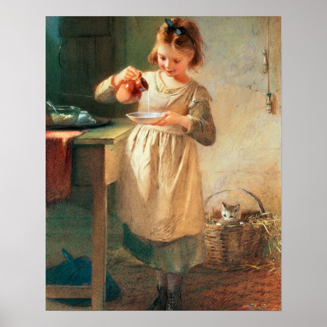 Kitty's Breakfast Poster (Front)