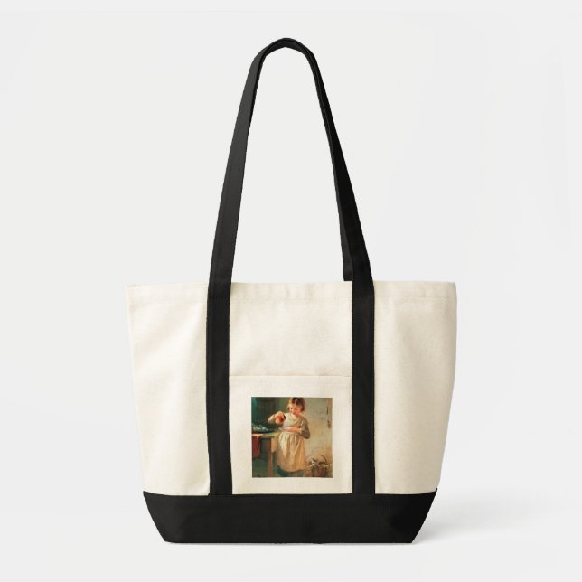 Kitty's Breakfast Tote Bag (Front)