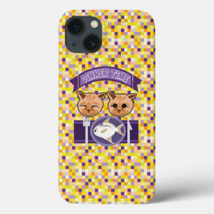 Kitty's dinner time iPhone 13 case