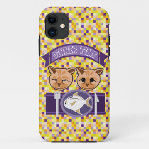 Kitty's dinner time iPhone 11 case