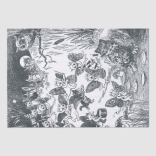 Kitty's Dream of Fairyland, Louis Wain Tissue Paper