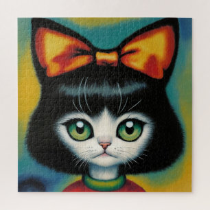 Kitty's New Bow Jigsaw Puzzle
