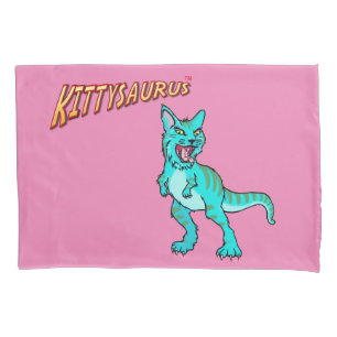 KITTYSAURUS™ Custom Single Pillowcase, Standard Pillowcase