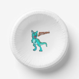 KITTYSAURUS™ PAPER BOWL PLATE
