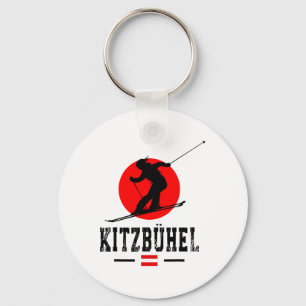 Kitzbühel Austria Ski Resort Alps Austrian Skiing Key Ring