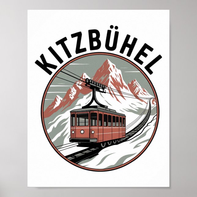 Kitzbühel Winter Ski Adventure Alpine Escape _10  Poster (Front)