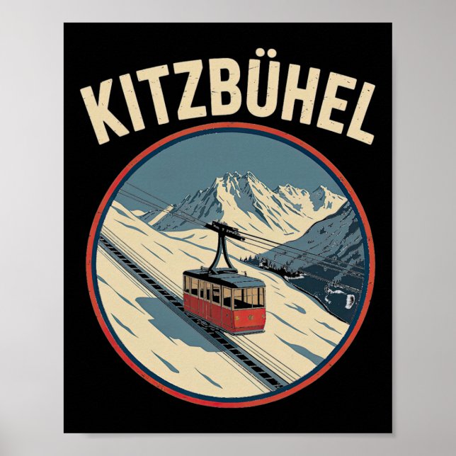Kitzbühel Winter Ski Adventure Alpine Escape _4  Poster (Front)