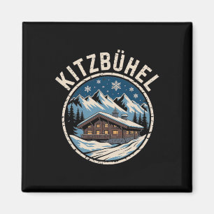 Kitzbühel Winter Ski Adventure Alpine Escape Magnet