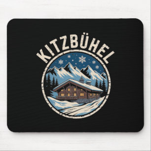 Kitzbühel Winter Ski Adventure Alpine Escape  Mouse Pad