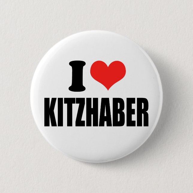KITZHABER 2010 6 CM ROUND BADGE (Front)