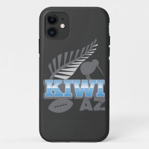 KIWI AZ rugby bird and silver fern iPhone 11 Case