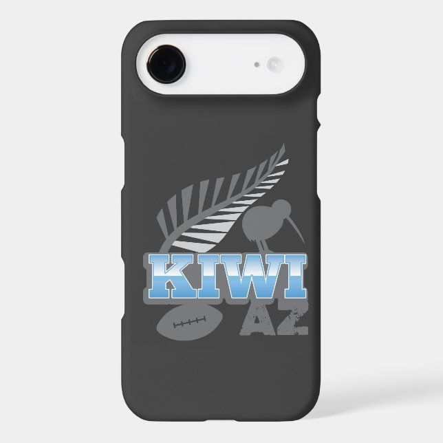 KIWI AZ rugby bird and silver fern Case-Mate iPhone Case (Back)