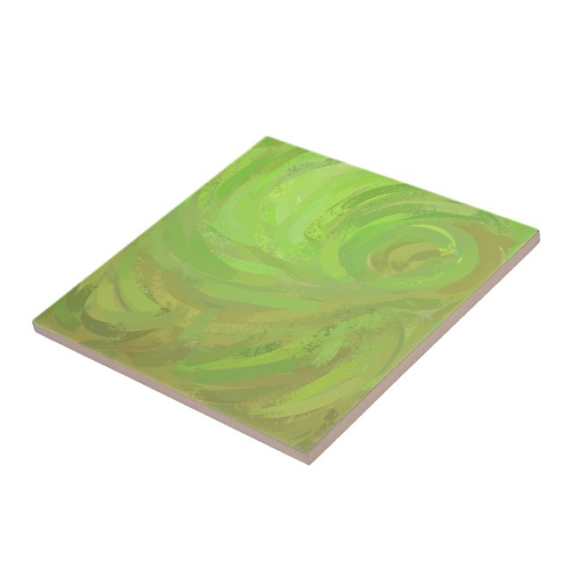 Kiwi Bash Ceramic Tile (Side)
