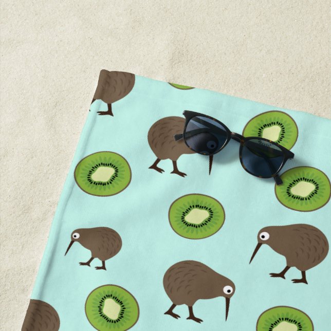 Kiwi Beach Towel (In Situ)